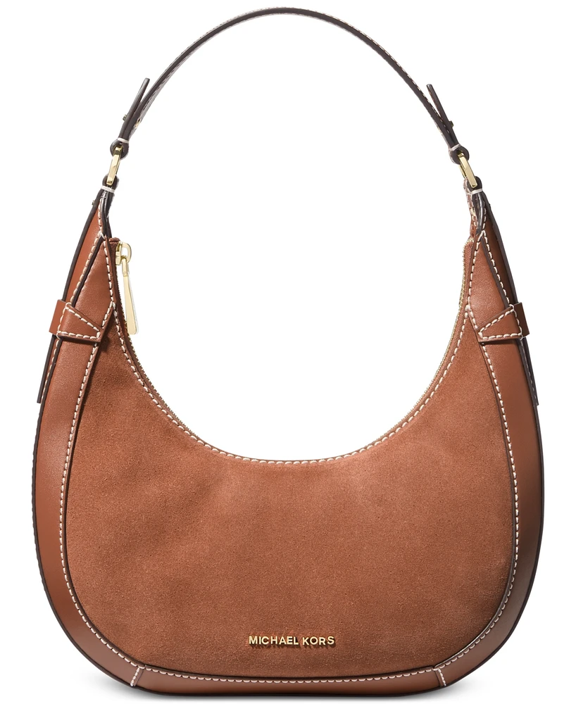 Michael Kors Preston Small Crescent Top Zip Shoulder Bag