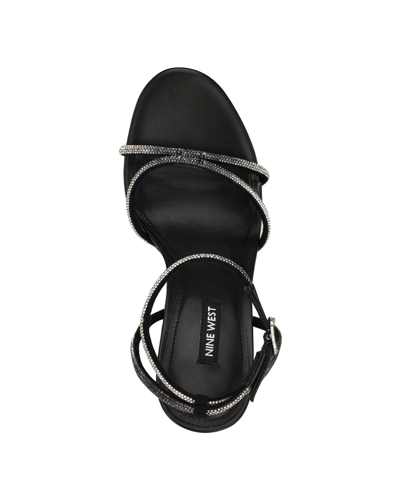 Nine West Women's Missey Open Toe Stiletto Heel Dress Sandals