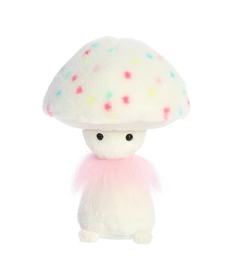 Aurora Small Vanilla Cupcake Fungi Friends Vibrant Plush Toy White 9"