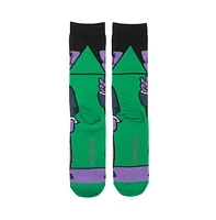 Sesame Street Men's Count Von Count 360 Casual Character Crew Socks for Men