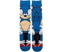 Sonic The Hedgehog Men's 360 casual Character Crew Socks for Men