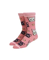 Sailor Moon Men's Crystal Luna & Artemis Crew Socks