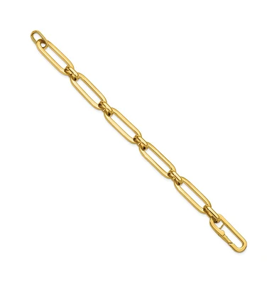 Diamond2Deal 18k Yellow Gold Oval Link Chain Bracelet for Women