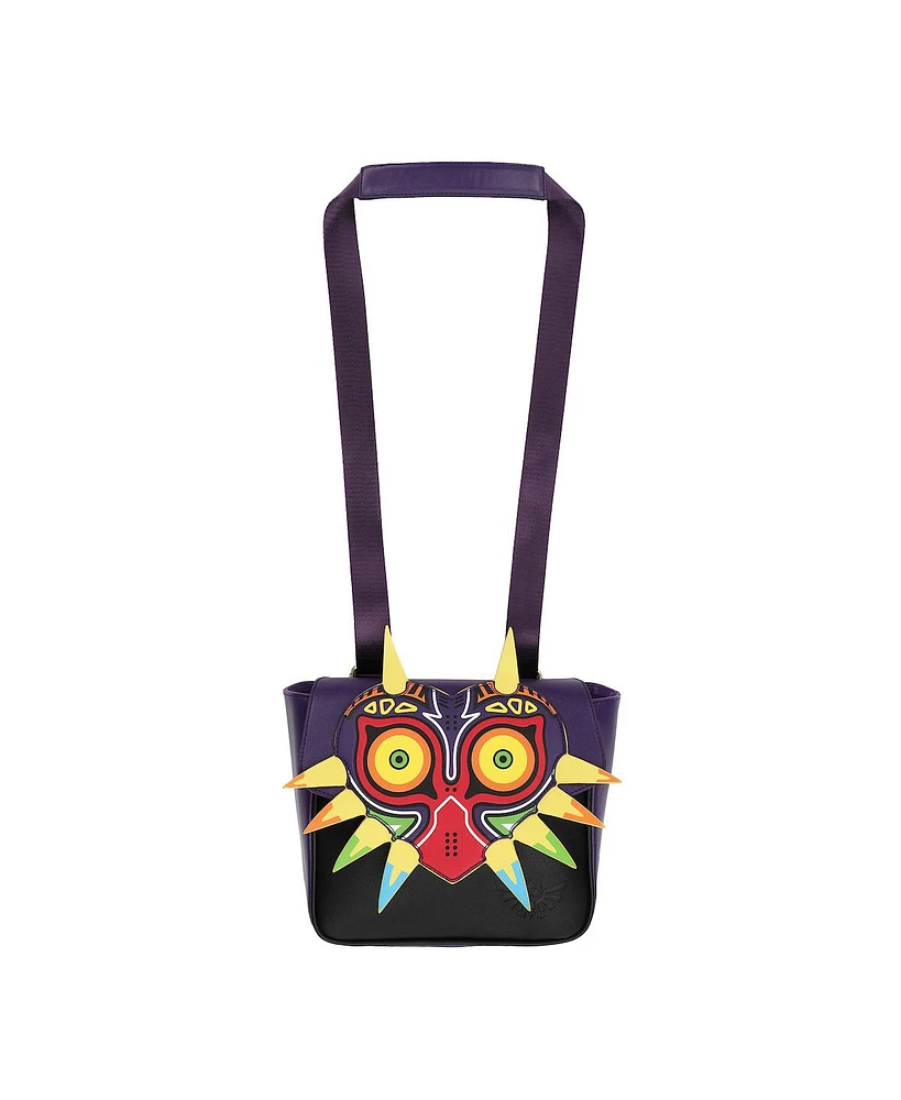 The Legend of Zelda Majora's Mask Women's Purple Convertible Mini Backpack