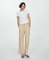 Mango Women's Drawstring Slouchy Jeans