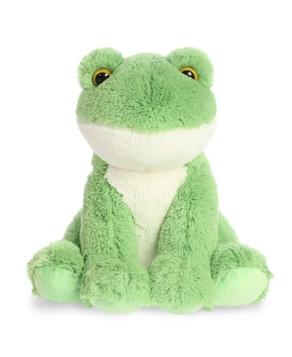 Aurora Medium Frog Cuddly Plush Toy Green 11"