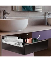 Mega Casa Pull Out Cabinet Organizer Carbon Steel Slide Out Drawer Storage Smooth Quiet Slide Rails for Kitchen Bathroom Living Room 11.81x16.92x2.75i