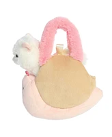 Aurora Small Donut Snail Fancy Pals Fashionable Plush Toy White 7.5"