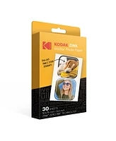 Kodak Premium Pre-Cut Sticker Zink Photo Paper 2x3" (30 Sheets)