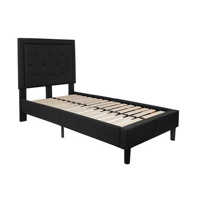 Merrick Lane Mallory Platform Bed Tufted Upholstered Platform Bed