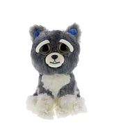 William Mark Feisty Pets Sammy Suckerpunch Dog Gray Plush Figure