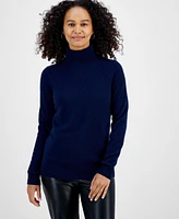 Charter Club 100% Cashmere Women's Turtleneck Sweater, Regular & Petites, Created for Macy's