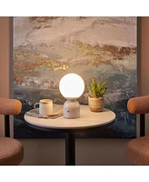 Brightech Mila 10" Dimmable Led Table Lamp with Marble Base