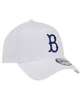 New Era Men's White Brooklyn Dodgers Tc A-Frame 9FORTY Adjustable Hat