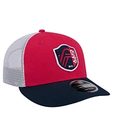 New Era Men's Red St. Louis City Sc Throwback Trucker Low Profile 9FIFTY Snapback Hat