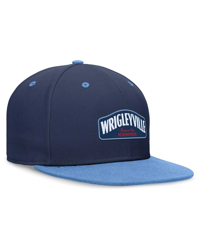 Nike Men's Navy/Light Blue Chicago Cubs City Connect True Fitted Hat