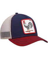 Goorin Bros Men's Navy/Red The Rooster Trucker Snapback Hat