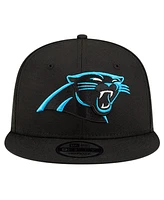 New Era Men's Black Carolina Panthers Basic 9FIFTY Snapback Hat