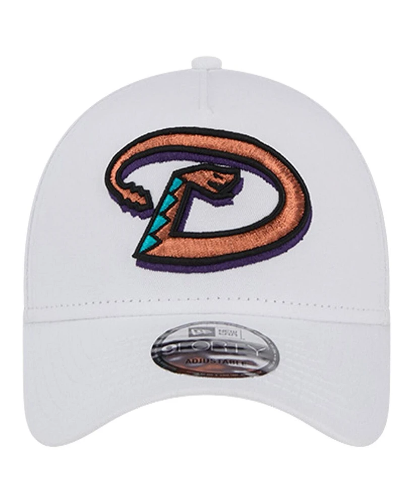New Era Men's White Arizona Diamondbacks Tc A-Frame 9FORTY Adjustable Hat