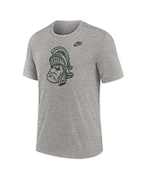 Nike Men's Michigan State Spartans Blitz Evergreen Legacy Primary Tri-Blend T-Shirt