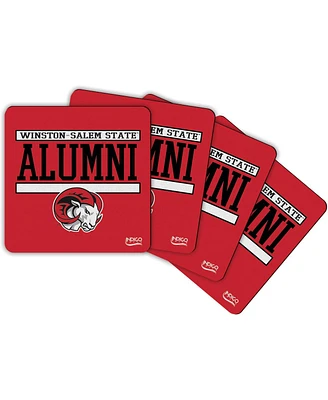 Indigo Falls Winston-Salem State Rams Alumni 4-Pack Neoprene Coaster Set