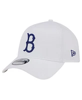 New Era Men's White Brooklyn Dodgers Tc A-Frame 9FORTY Adjustable Hat