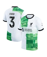 Nike Men's Wataru Endo White Liverpool 2023/24 Away Stadium Replica Player Jersey