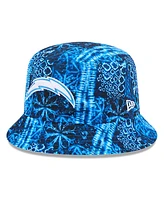 New Era Men's Powder Blue Los Angeles Chargers Shibori Bucket Hat