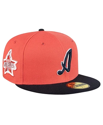 New Era Men's Pink/Navy Veracruz Aquilas Mexico League On Field 59FIFTY Fitted Hat