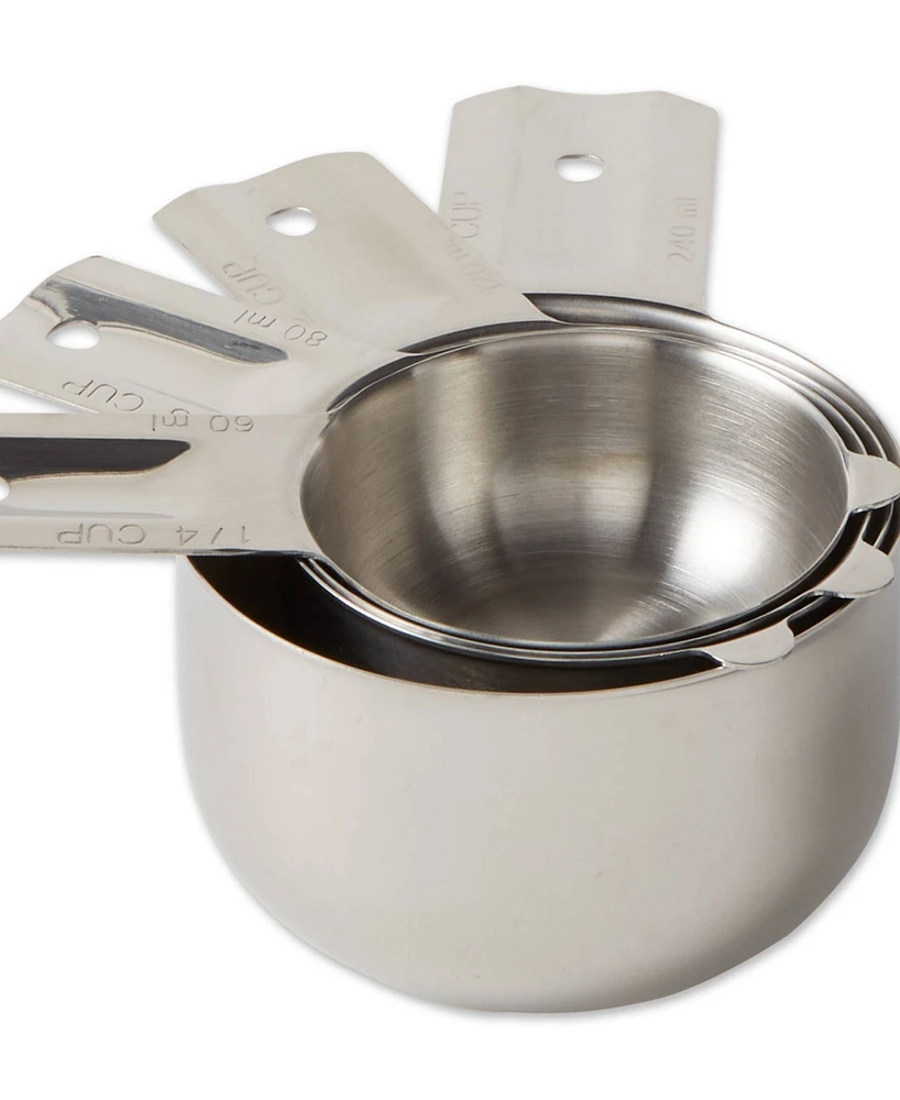 Rsvp International Endurance Stainless Steel 4 Piece Nesting Measuring Cup