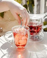 Grosche Tea Perfection Duo- 1000ML Aberdeen Smart Tea Steeper with Cyprus Large Glass Mug