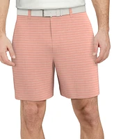 Pga Tour Men's Striped 8" Golf Shorts