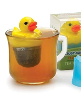 Rsvp International Plastic and Stainless Steel 2x2x3" Ducky-Floating Tea Infuser