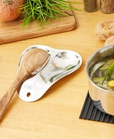 Rsvp International Endurance Stainless Steel 7x6" Double Spoon Rest