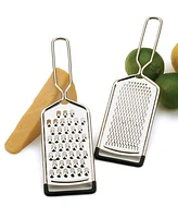 Rsvp International Endurance Stainless Steel 2 Piece 10"x3" Hand Held Cheese Grater