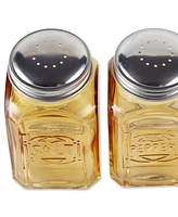 Rsvp International Retro Glass Amber 2 Piece 8 Ounce Retro Style Salt Pepper Set