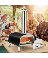 Portable Stainless Steel Outdoor Pizza Oven with 12 Inch Pizza Stone