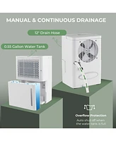 Costway 32 Pint Dehumidifier 2000 Sq. Ft Portable with 3 Modes & 24H Timer