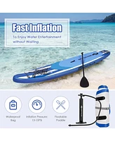 Costway 1pcs 11 Inflatable Stand Up Paddle Board Sup Surfboard