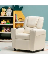 Costway Kids Recliner Armchair Children's Furniture Sofa Couch Chair