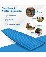 Costway 3 Inch Inflatable Camping Sleeping Pad Waterproof & Comfortable Mat