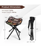 2 Pack Folding Hunting Stool Lightweight Foldable Outdoor Stool Seat