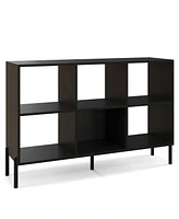6 Cube Storage Shelf Organizer Bookcase Square Cubby Cabinet Bedroom