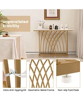 48'' Console Table Modern Accent Entryway Table Long Behind Couch Table