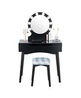 Vanity Makeup Dressing 8 Dimmable Bulbs Lighted for Bedroom
