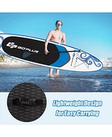 Costway 1 pcs 10.5 Inflatable Stand Up Paddle Board Sup Surfboard