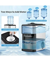 Costway 3-in-1 Water Cooler Dispenser with Built-in Ice Maker w/ 3 Temperature Settings