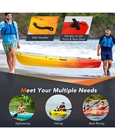 Costway Single Sit-on-Top Kayak 0ne Person Kayak Boat