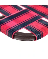 Costway 2PCS Folding Beach Chair Camping Lawn Webbing