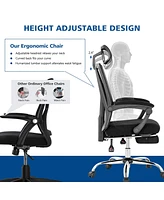 Costway Mesh Office Chair Recliner Desk Chair Height Adjustable